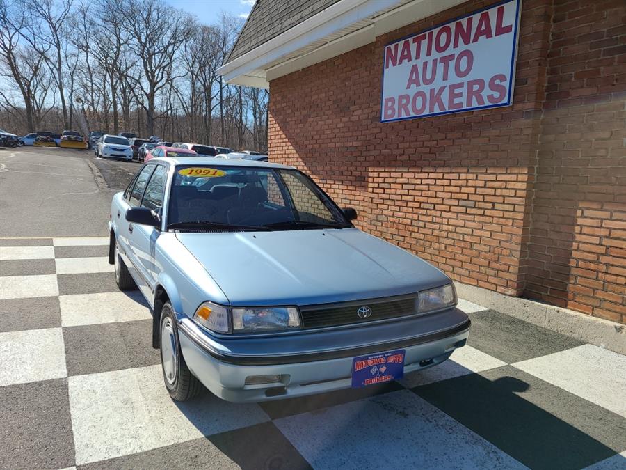 1991 Toyota Corolla 4dr Sedan DLX Auto, available for sale in Waterbury, Connecticut | National Auto Brokers, Inc.. Waterbury, Connecticut