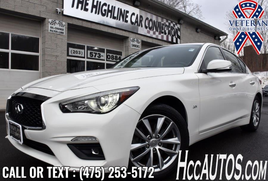 2018 INFINITI Q50 2.0t PURE AWD, available for sale in Waterbury, Connecticut | Highline Car Connection. Waterbury, Connecticut