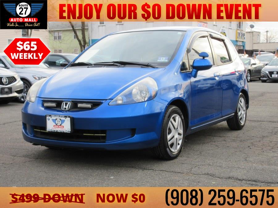 2008 Honda Fit 5dr HB Man, available for sale in Linden, New Jersey | Route 27 Auto Mall. Linden, New Jersey 2008 Honda Fit 5dr HB Man, available for sale in Linden, New Jersey | Route 27 Auto Mall. Linden, New Jersey