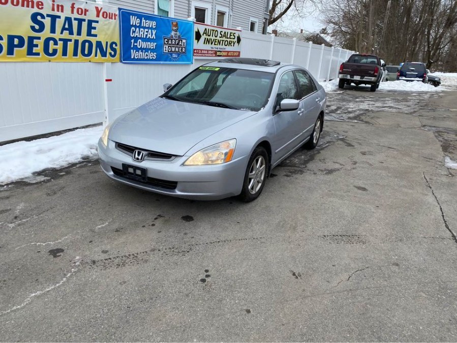2003 Honda Accord Sdn EX Auto V6 ULEV w/Leather, available for sale in Chicopee, Massachusetts | Broadway Auto Shop Inc.. Chicopee, Massachusetts