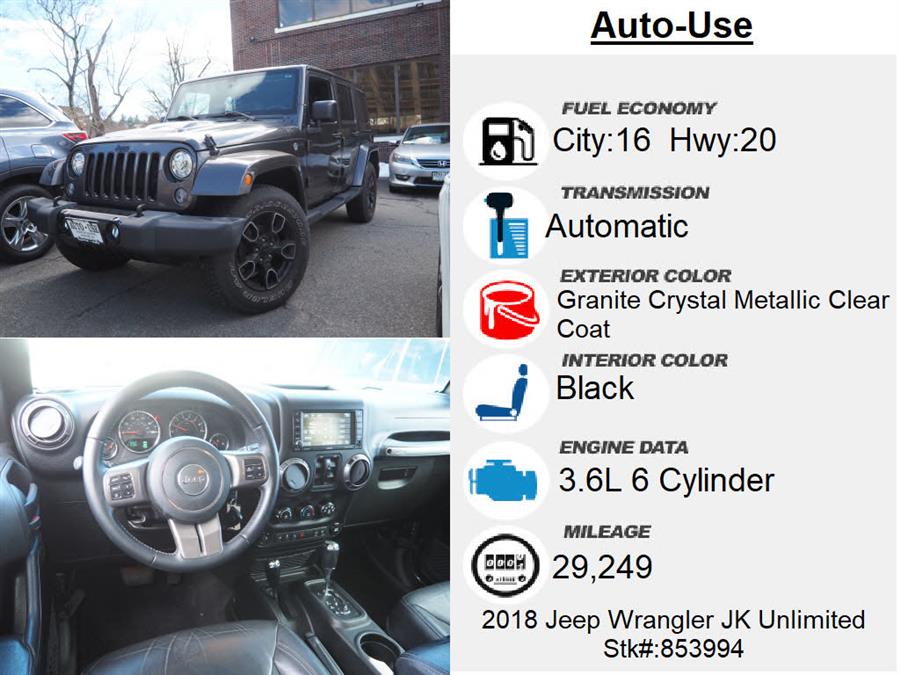 Used Jeep Wrangler Jk Unlimited Altitude 2018 | Autouse. Andover, Massachusetts Used Jeep Wrangler Jk Unlimited Altitude 2018 | Autouse. Andover, Massachusetts