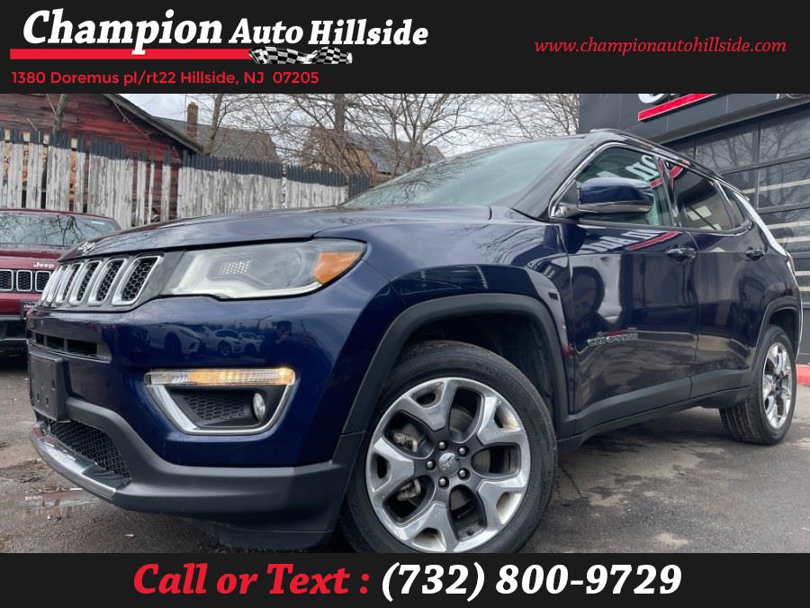 Blue Jeep Compass With 4 Cylinders Hillside Nj Champion Auto Hillside