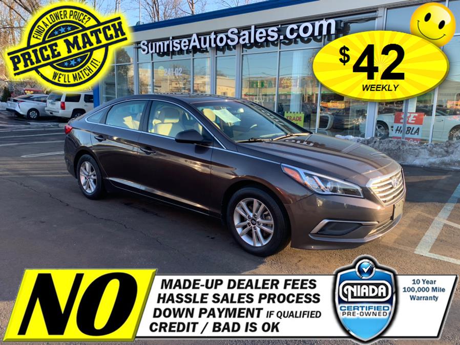 Used Hyundai Sonata 4dr Sdn 2.4L SE 2016 | Sunrise Auto Sales of Elmont. Elmont, New York Used Hyundai Sonata 4dr Sdn 2.4L SE 2016 | Sunrise Auto Sales of Elmont. Elmont, New York