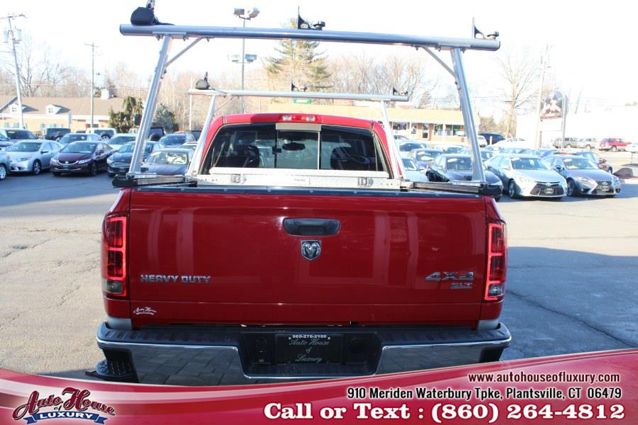 2005 Dodge Ram 2500 4dr Quad Cab 160.5" WB 4WD SLT, available for sale in Plantsville, Connecticut | Auto House of Luxury. Plantsville, Connecticut 2005 Dodge Ram 2500 4dr Quad Cab 160.5" WB 4WD SLT, available for sale in Plantsville, Connecticut | Auto House of Luxury. Plantsville, Connecticut