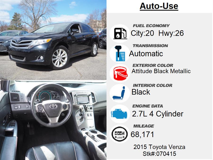 Used Toyota Venza XLE 2015 | Autouse. Andover, Massachusetts Used Toyota Venza XLE 2015 | Autouse. Andover, Massachusetts