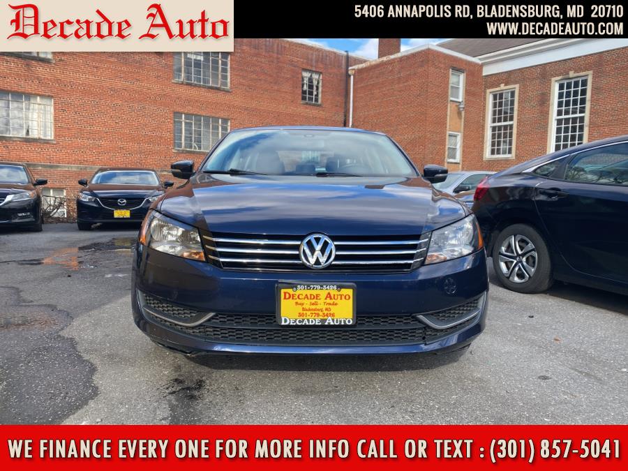 2014 Volkswagen Passat 4dr Sdn 2.5L Auto S w/Nav PZEV *Ltd Avail*, available for sale in Bladensburg, Maryland | Decade Auto. Bladensburg, Maryland