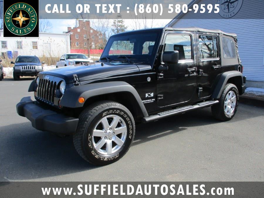2009 Jeep Wrangler Unlimited 4WD 4dr X, available for sale in Suffield, Connecticut | Suffield Auto Sales. Suffield, Connecticut