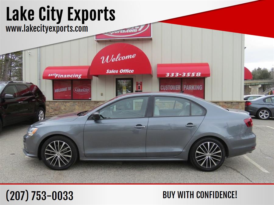 2016 Volkswagen Jetta 1.8T Sport PZEV 4dr Sedan 6A, available for sale in Auburn, Maine | Lake City Exports Inc. Auburn, Maine