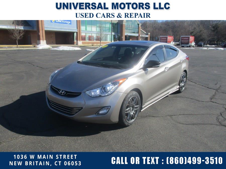 2012 Hyundai Elantra 4dr Sdn Auto GLS, available for sale in New Britain, Connecticut | Universal Motors LLC. New Britain, Connecticut