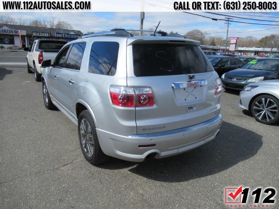 2012 GMC Acadia AWD 4dr Denali, available for sale in Patchogue, New York | 112 Auto Sales. Patchogue, New York 2012 GMC Acadia AWD 4dr Denali, available for sale in Patchogue, New York | 112 Auto Sales. Patchogue, New York