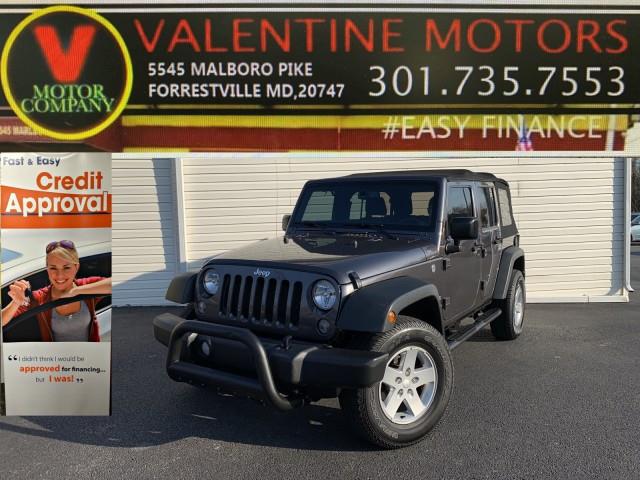 2016 Jeep Wrangler Unlimited Sport, available for sale in Forestville, Maryland | Valentine Motor Company. Forestville, Maryland 2016 Jeep Wrangler Unlimited Sport, available for sale in Forestville, Maryland | Valentine Motor Company. Forestville, Maryland