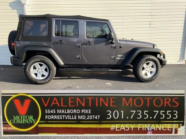 2016 Jeep Wrangler Unlimited Sport, available for sale in Forestville, Maryland | Valentine Motor Company. Forestville, Maryland 2016 Jeep Wrangler Unlimited Sport, available for sale in Forestville, Maryland | Valentine Motor Company. Forestville, Maryland