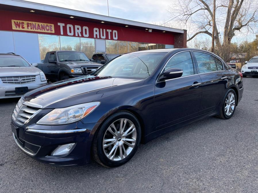 2012 Hyundai Genesis 4dr Sdn V6 3.8L Navi Loaded Luxury, available for sale in East Windsor, Connecticut | Toro Auto. East Windsor, Connecticut