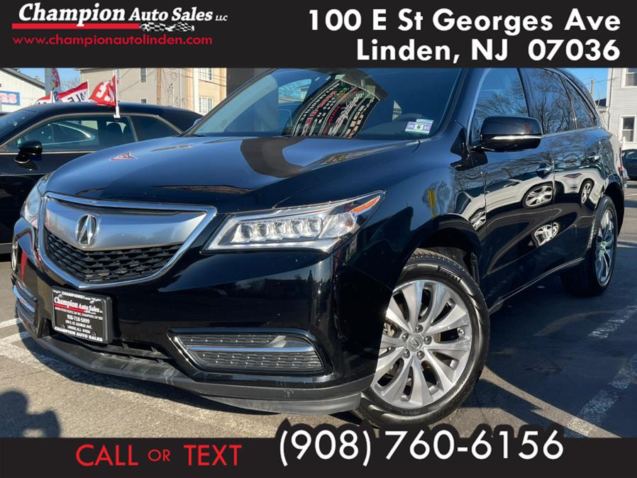 2015 Acura MDX SH-AWD 4dr Tech Pkg, available for sale in Linden, New Jersey | Champion Used Auto Sales. Linden, New Jersey