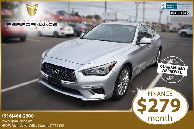 2019 Infiniti Q50 3.0t LUXE, available for sale in Valley Stream, New York | Certified Performance Motors. Valley Stream, New York