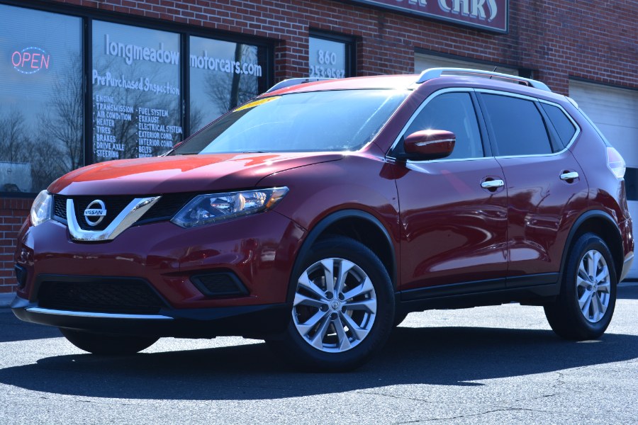 2015 Nissan Rogue AWD 4dr SV, available for sale in ENFIELD, Connecticut | Longmeadow Motor Cars. ENFIELD, Connecticut