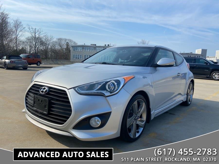 2013 Hyundai Veloster 3dr Cpe Man Turbo w/Black Int, available for sale in Rockland, Massachusetts | Advanced Auto Sales. Rockland, Massachusetts