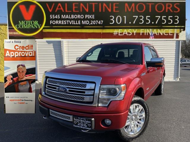 2013 Ford F-150 Platinum, available for sale in Forestville, Maryland | Valentine Motor Company. Forestville, Maryland