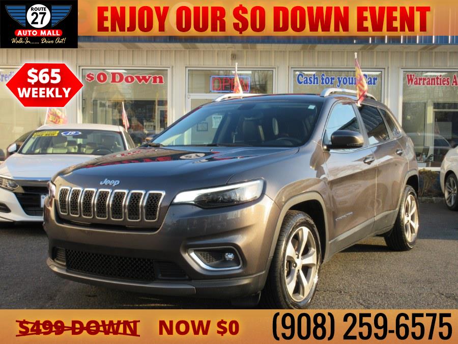 2019 Jeep Cherokee Limited FWD, available for sale in Linden, New Jersey | Route 27 Auto Mall. Linden, New Jersey 2019 Jeep Cherokee Limited FWD, available for sale in Linden, New Jersey | Route 27 Auto Mall. Linden, New Jersey