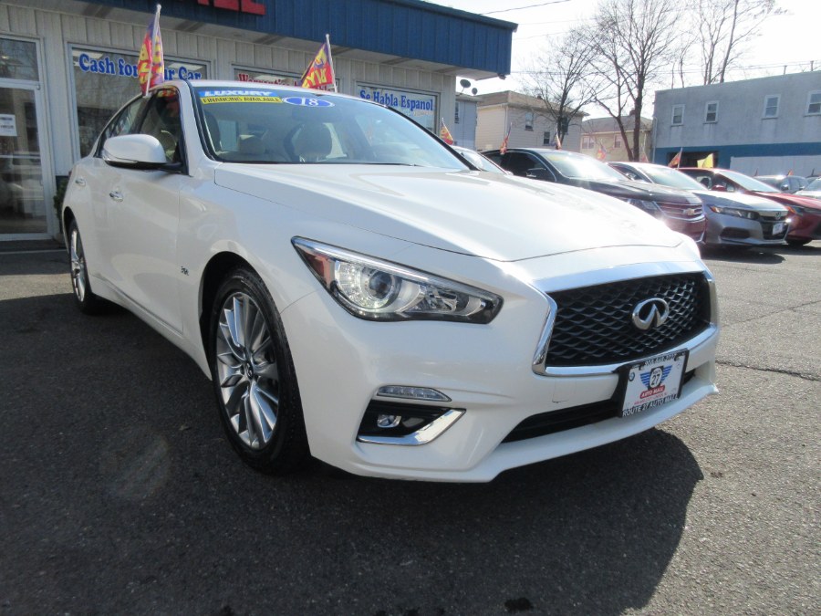 2018 INFINITI Q50 3.0t LUXE AWD, available for sale in Linden, New Jersey | Route 27 Auto Mall. Linden, New Jersey 2018 INFINITI Q50 3.0t LUXE AWD, available for sale in Linden, New Jersey | Route 27 Auto Mall. Linden, New Jersey