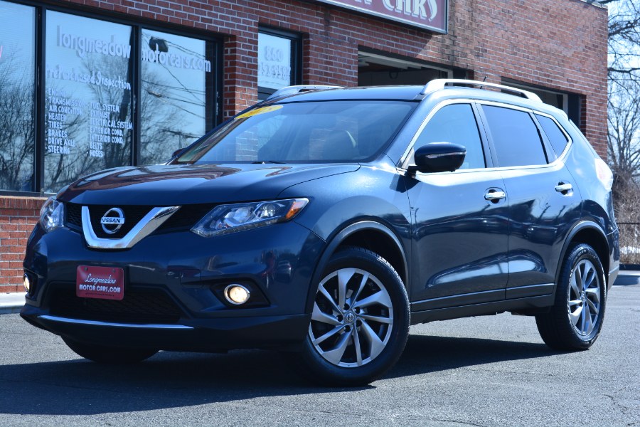 2015 Nissan Rogue AWD 4dr SL, available for sale in ENFIELD, Connecticut | Longmeadow Motor Cars. ENFIELD, Connecticut