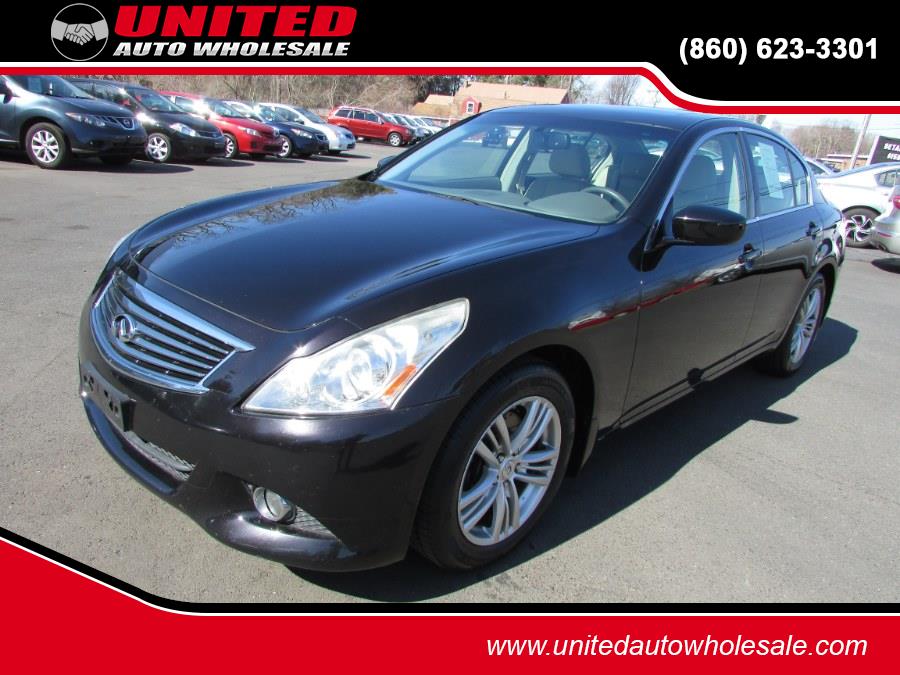 2013 Infiniti G37 Sedan 4dr x AWD, available for sale in East Windsor, Connecticut | United Auto Sales of E Windsor, Inc. East Windsor, Connecticut 2013 Infiniti G37 Sedan 4dr x AWD, available for sale in East Windsor, Connecticut | United Auto Sales of E Windsor, Inc. East Windsor, Connecticut