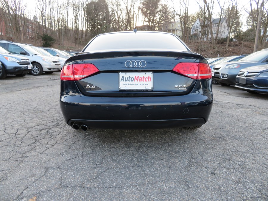 Used Audi A4 4dr Sdn Auto quattro 2.0T Premium Plus 2011 | Auto Match LLC. Waterbury, Connecticut Used Audi A4 4dr Sdn Auto quattro 2.0T Premium Plus 2011 | Auto Match LLC. Waterbury, Connecticut