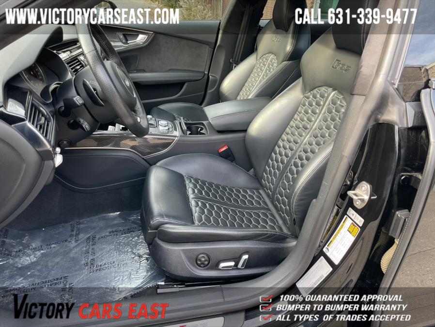 Used Audi RS 7 4.0 TFSI performance Prestige 2017 | Victory Cars East LLC. Huntington, New York Used Audi RS 7 4.0 TFSI performance Prestige 2017 | Victory Cars East LLC. Huntington, New York