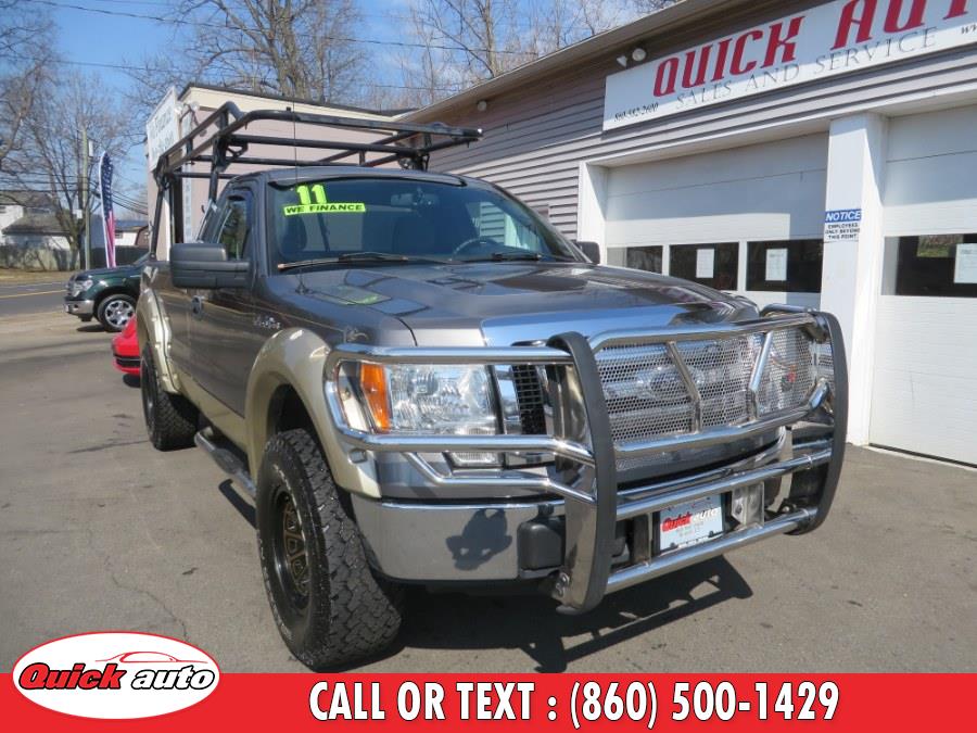 2011 Ford F-150 4WD Reg Cab 145" XLT, available for sale in Bristol, Connecticut | Quick Auto LLC. Bristol, Connecticut