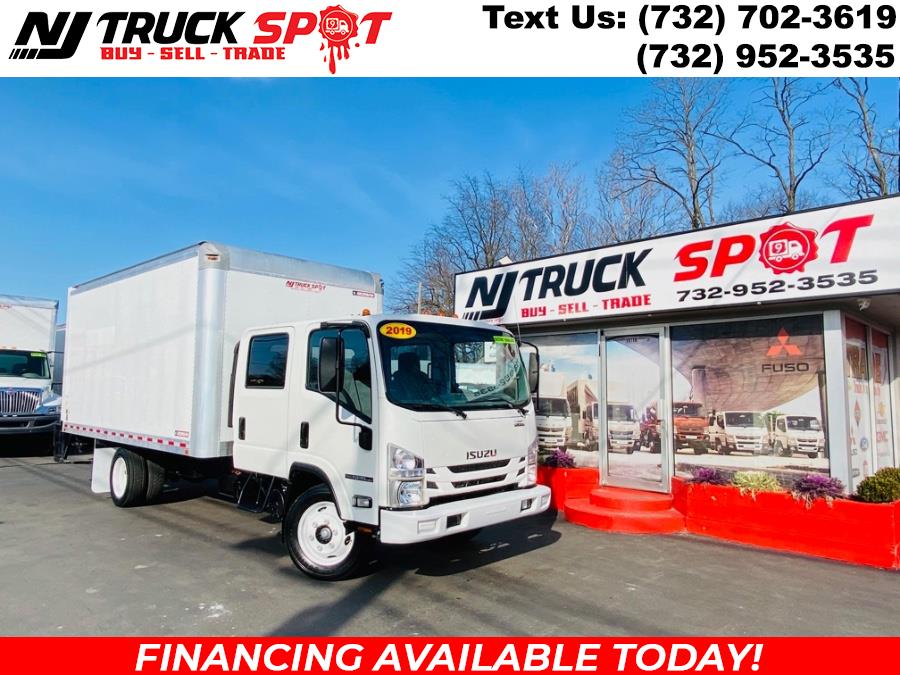 2019 ISUZU NPR XD CREW CAB 16 FEET DRY BOX + LIFT  GATE + NO CDL, available for sale in South Amboy, New Jersey | NJ Truck Spot. South Amboy, New Jersey