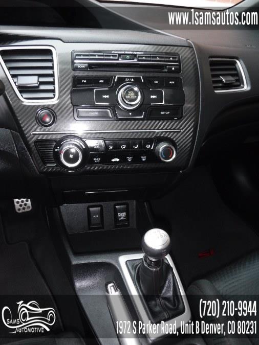 Used Honda Civic Cpe 2dr Man Si 2013 | Sam's Automotive. Denver, Colorado Used Honda Civic Cpe 2dr Man Si 2013 | Sam's Automotive. Denver, Colorado