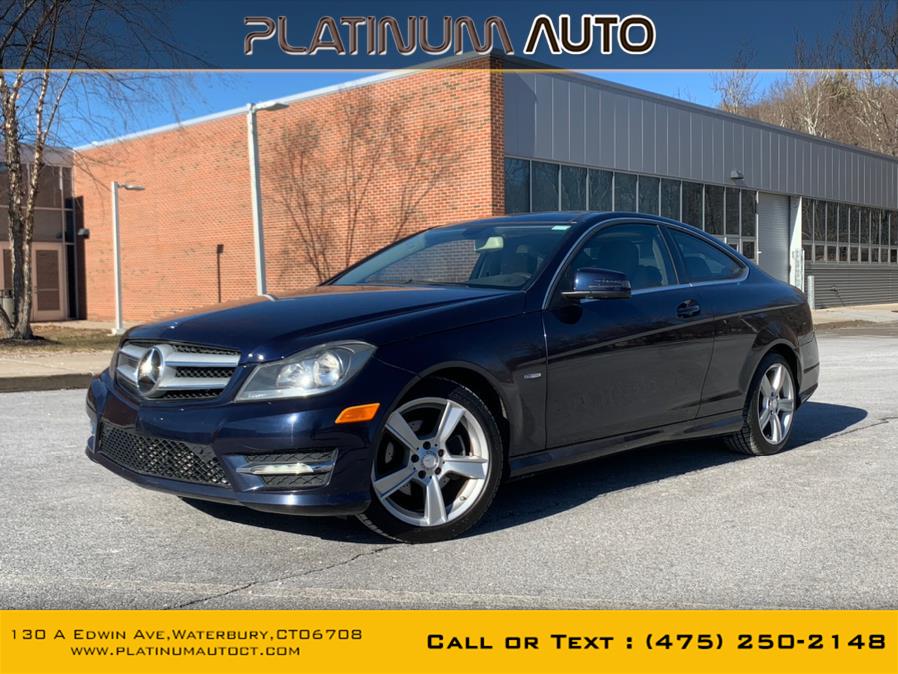 2012 Mercedes-Benz C-Class 2dr Cpe C250 RWD, available for sale in Waterbury, Connecticut | Platinum Auto Care. Waterbury, Connecticut