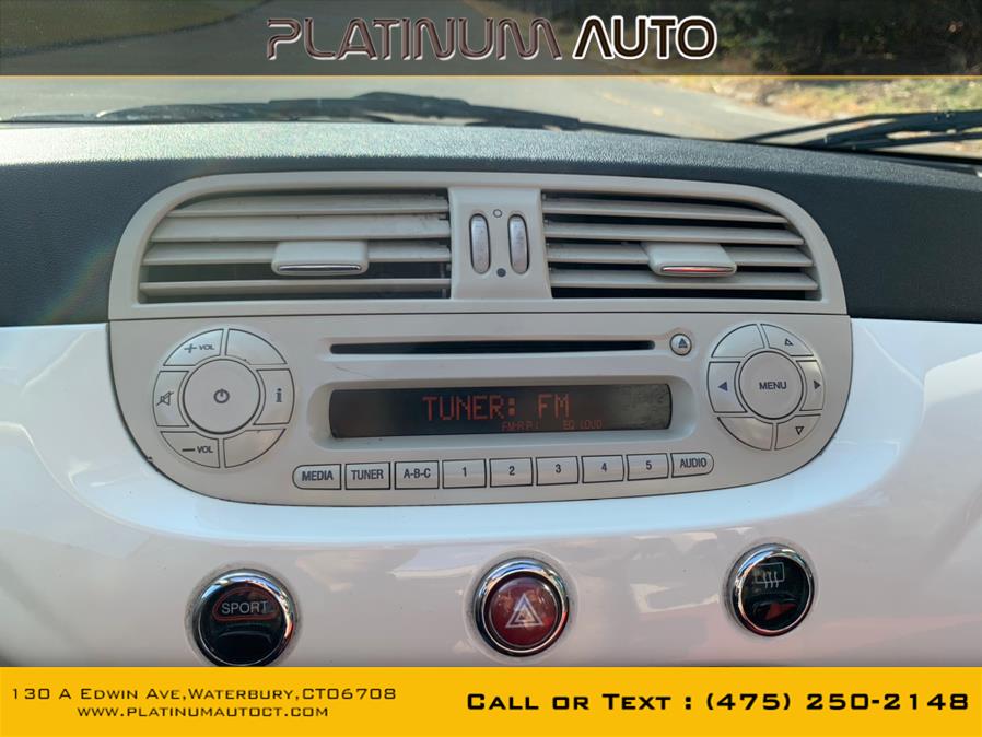 2013 FIAT 500 2dr Conv Pop, available for sale in Waterbury, Connecticut | Platinum Auto Care. Waterbury, Connecticut 2013 FIAT 500 2dr Conv Pop, available for sale in Waterbury, Connecticut | Platinum Auto Care. Waterbury, Connecticut