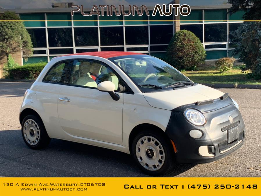 2013 FIAT 500 2dr Conv Pop, available for sale in Waterbury, Connecticut | Platinum Auto Care. Waterbury, Connecticut 2013 FIAT 500 2dr Conv Pop, available for sale in Waterbury, Connecticut | Platinum Auto Care. Waterbury, Connecticut