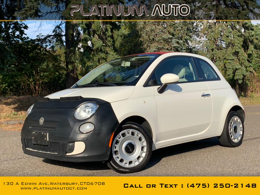 2013 FIAT 500 2dr Conv Pop, available for sale in Waterbury, Connecticut | Platinum Auto Care. Waterbury, Connecticut 2013 FIAT 500 2dr Conv Pop, available for sale in Waterbury, Connecticut | Platinum Auto Care. Waterbury, Connecticut