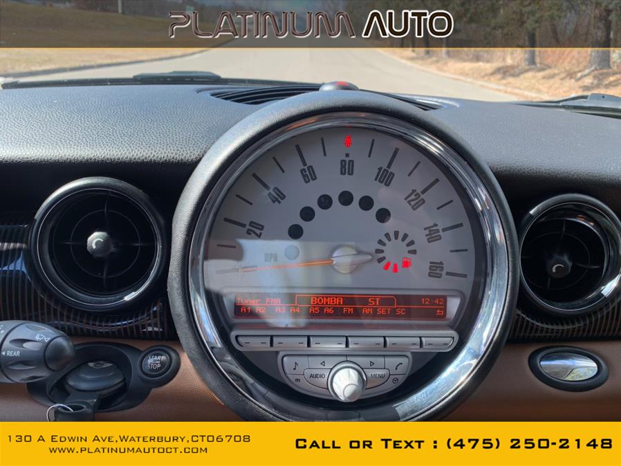 2010 MINI Cooper Hardtop 2dr Cpe S, available for sale in Waterbury, Connecticut | Platinum Auto Care. Waterbury, Connecticut 2010 MINI Cooper Hardtop 2dr Cpe S, available for sale in Waterbury, Connecticut | Platinum Auto Care. Waterbury, Connecticut
