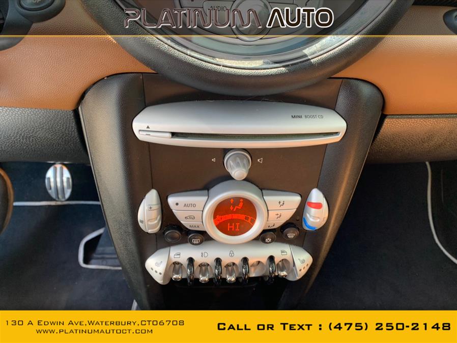 2010 MINI Cooper Hardtop 2dr Cpe S, available for sale in Waterbury, Connecticut | Platinum Auto Care. Waterbury, Connecticut 2010 MINI Cooper Hardtop 2dr Cpe S, available for sale in Waterbury, Connecticut | Platinum Auto Care. Waterbury, Connecticut
