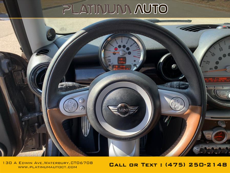 2010 MINI Cooper Hardtop 2dr Cpe S, available for sale in Waterbury, Connecticut | Platinum Auto Care. Waterbury, Connecticut 2010 MINI Cooper Hardtop 2dr Cpe S, available for sale in Waterbury, Connecticut | Platinum Auto Care. Waterbury, Connecticut