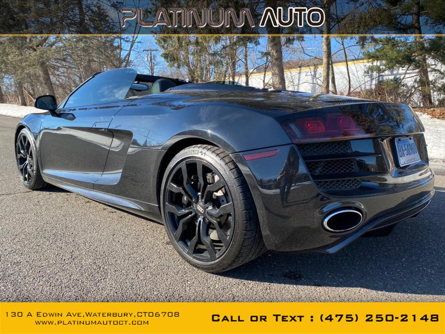 Used Audi R8 2dr Conv Auto quattro Spyder 5.2L 2012 | Platinum Auto Care. Waterbury, Connecticut Used Audi R8 2dr Conv Auto quattro Spyder 5.2L 2012 | Platinum Auto Care. Waterbury, Connecticut