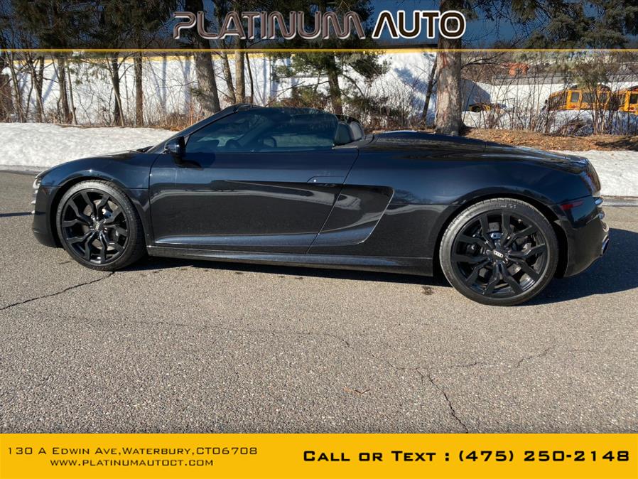 Used Audi R8 2dr Conv Auto quattro Spyder 5.2L 2012 | Platinum Auto Care. Waterbury, Connecticut Used Audi R8 2dr Conv Auto quattro Spyder 5.2L 2012 | Platinum Auto Care. Waterbury, Connecticut