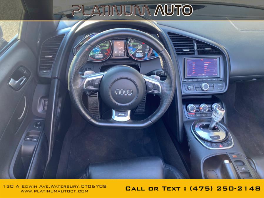 Used Audi R8 2dr Conv Auto quattro Spyder 5.2L 2012 | Platinum Auto Care. Waterbury, Connecticut Used Audi R8 2dr Conv Auto quattro Spyder 5.2L 2012 | Platinum Auto Care. Waterbury, Connecticut