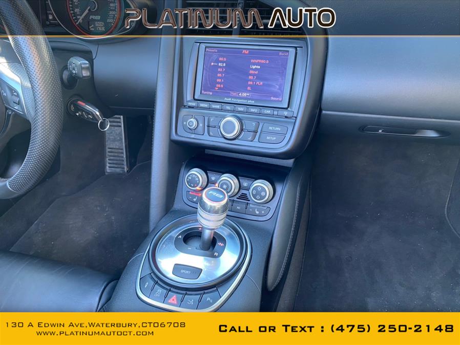 Used Audi R8 2dr Conv Auto quattro Spyder 5.2L 2012 | Platinum Auto Care. Waterbury, Connecticut Used Audi R8 2dr Conv Auto quattro Spyder 5.2L 2012 | Platinum Auto Care. Waterbury, Connecticut