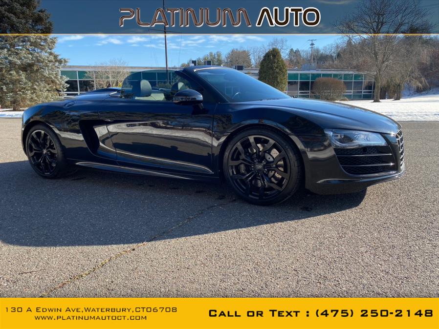Used Audi R8 2dr Conv Auto quattro Spyder 5.2L 2012 | Platinum Auto Care. Waterbury, Connecticut Used Audi R8 2dr Conv Auto quattro Spyder 5.2L 2012 | Platinum Auto Care. Waterbury, Connecticut