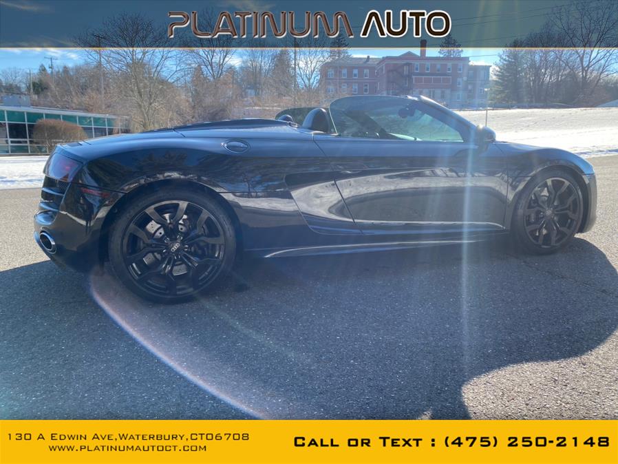 Used Audi R8 2dr Conv Auto quattro Spyder 5.2L 2012 | Platinum Auto Care. Waterbury, Connecticut Used Audi R8 2dr Conv Auto quattro Spyder 5.2L 2012 | Platinum Auto Care. Waterbury, Connecticut