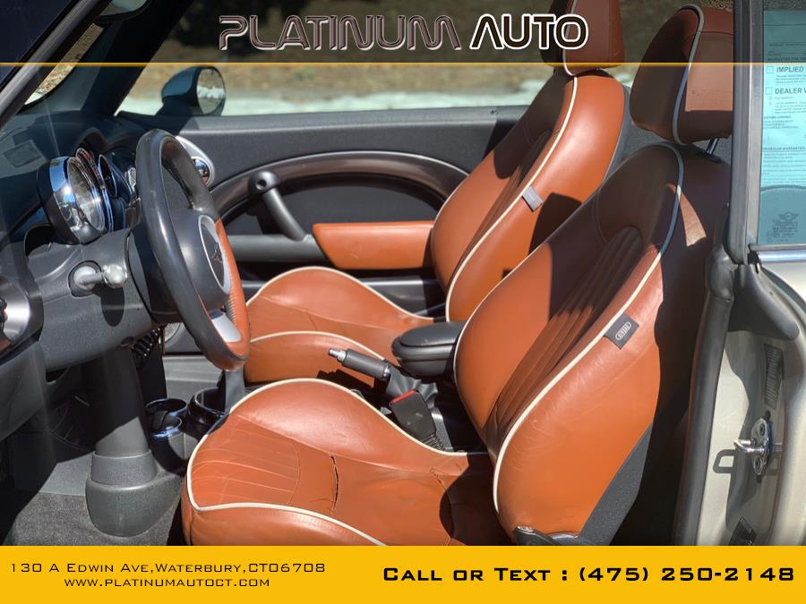 2008 MINI Cooper Convertible 2dr S, available for sale in Waterbury, Connecticut | Platinum Auto Care. Waterbury, Connecticut 2008 MINI Cooper Convertible 2dr S, available for sale in Waterbury, Connecticut | Platinum Auto Care. Waterbury, Connecticut