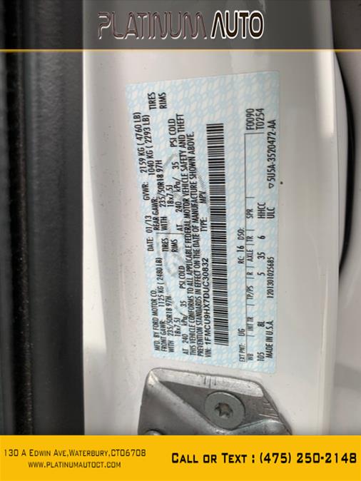 2013 Ford Escape 4WD 4dr SEL, available for sale in Waterbury, Connecticut | Platinum Auto Care. Waterbury, Connecticut 2013 Ford Escape 4WD 4dr SEL, available for sale in Waterbury, Connecticut | Platinum Auto Care. Waterbury, Connecticut