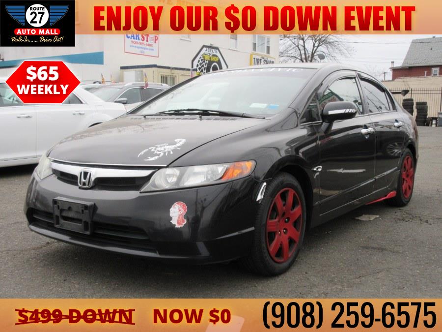 Used Honda Civic Sdn 4dr Auto LX 2008 | Route 27 Auto Mall. Linden, New Jersey Used Honda Civic Sdn 4dr Auto LX 2008 | Route 27 Auto Mall. Linden, New Jersey