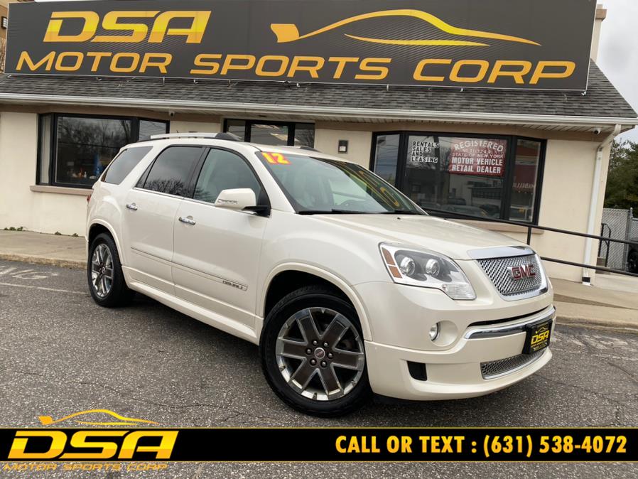 2012 GMC Acadia AWD 4dr Denali, available for sale in Commack, New York | DSA Motor Sports Corp. Commack, New York