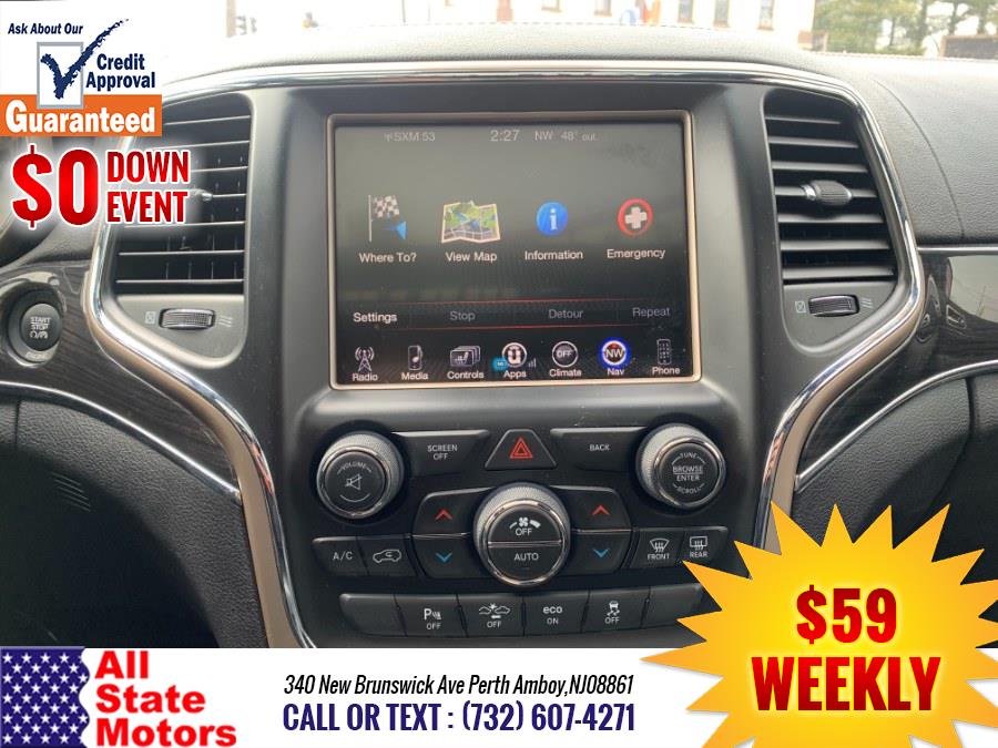 2015 Jeep Grand Cherokee 4WD 4dr Overland, available for sale in Perth Amboy, New Jersey | All State Motor Inc. Perth Amboy, New Jersey 2015 Jeep Grand Cherokee 4WD 4dr Overland, available for sale in Perth Amboy, New Jersey | All State Motor Inc. Perth Amboy, New Jersey