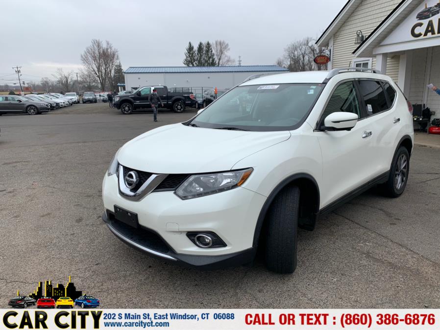 2016 Nissan Rogue AWD 4dr SV, available for sale in East Windsor, Connecticut | Car City LLC. East Windsor, Connecticut